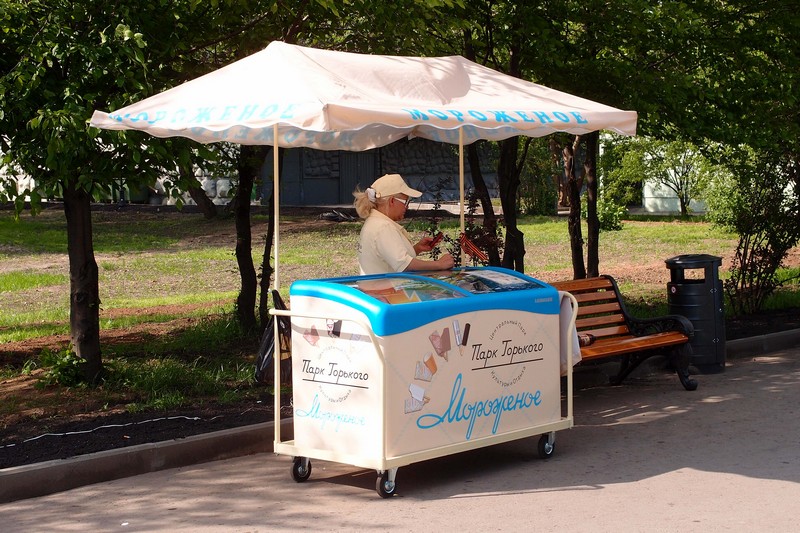 Палатка с мороженым