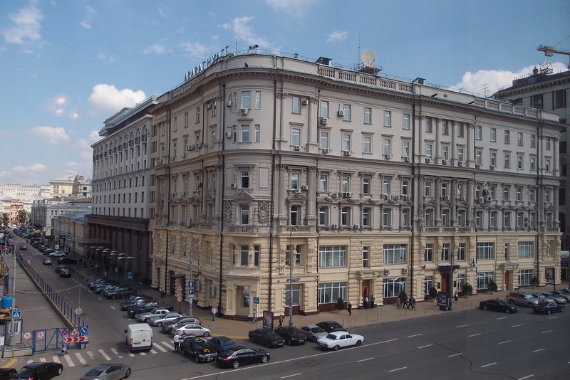 Вид на моховую улицу
