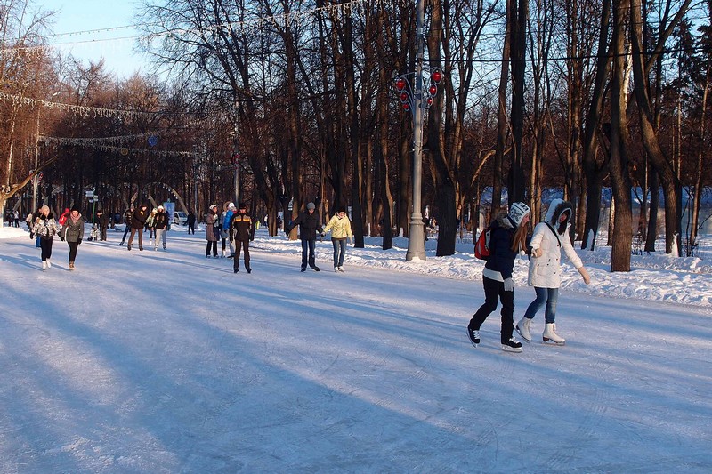 Каток в парке Сокольники 2013