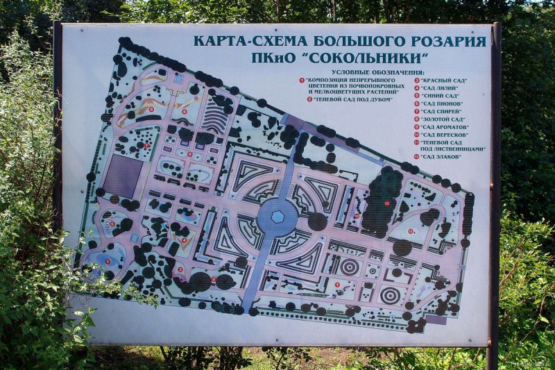 Карта-схема территории Большого Розария