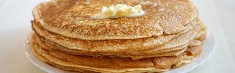 Блины с маслом