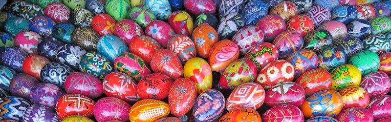 Крашеные яйца