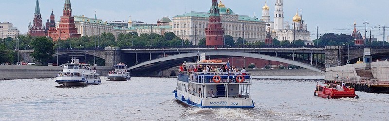 Прогулки по Москве-реке на теплоходе