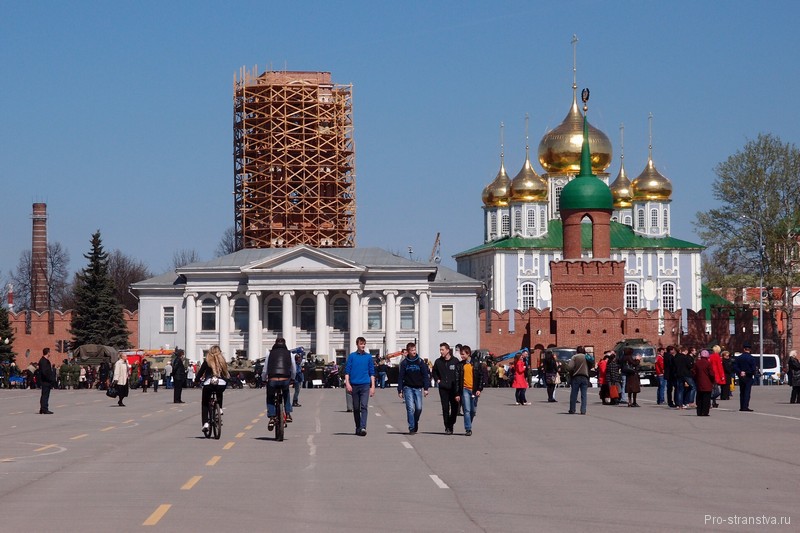 Вид на Тульский кремль